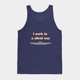 German Submarine Silent Introvert Tank Top